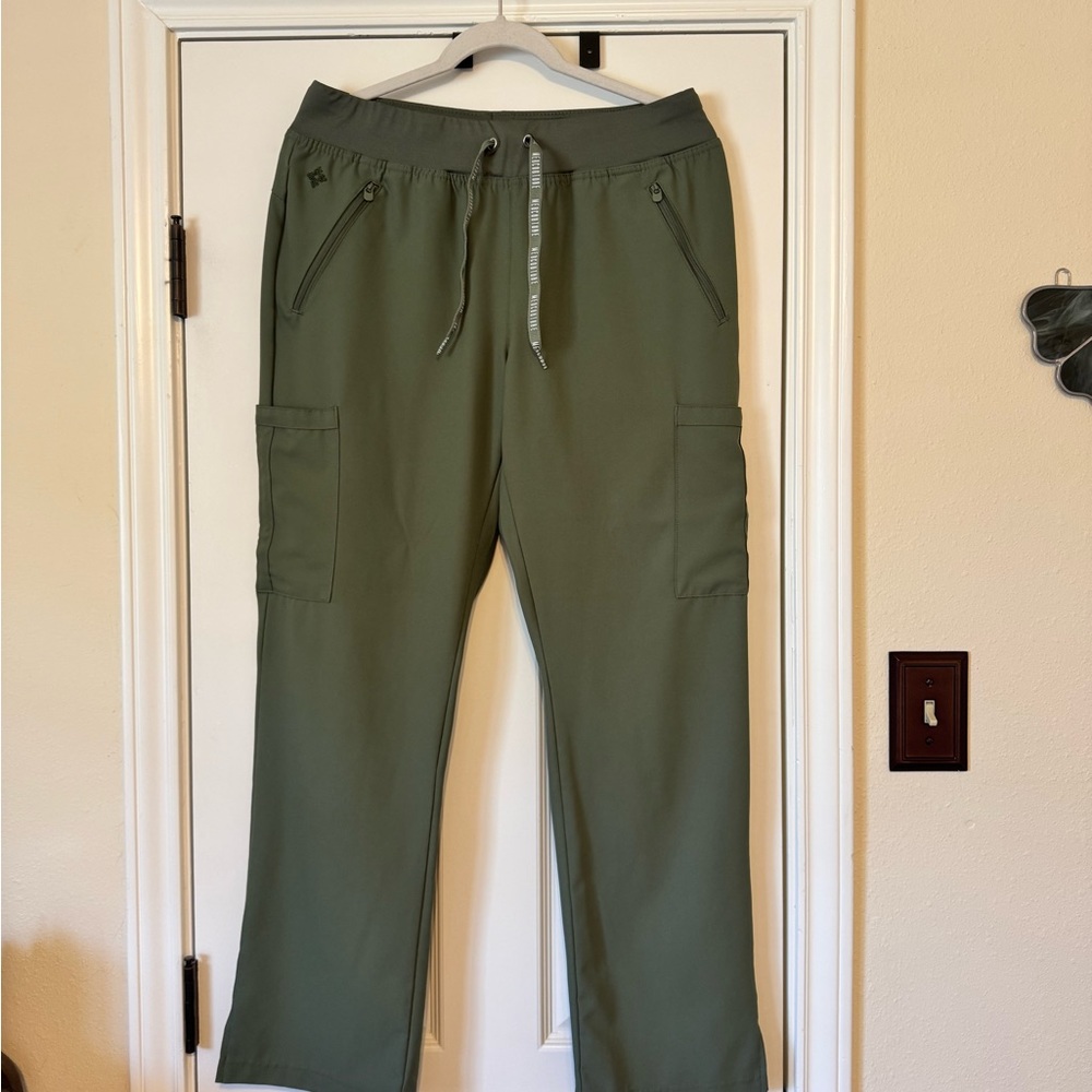 Med Couture green scrub pants